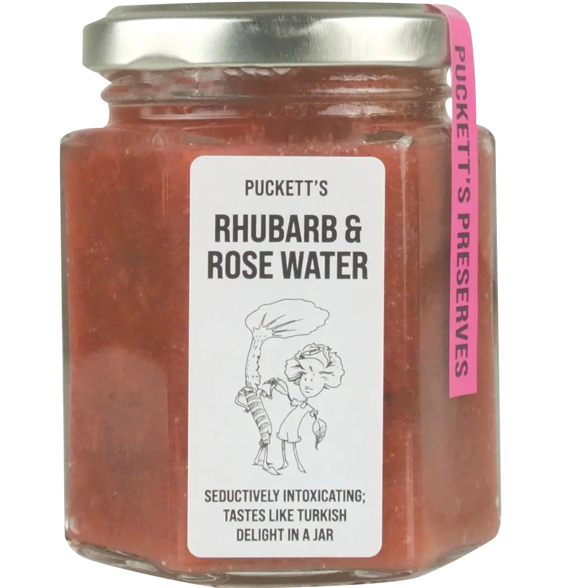 Puckett’s Pickles Rhubarb and Rose Water Jam (200 g)