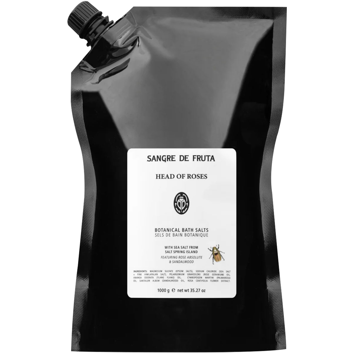 Botanical Bath Salts - Head of Roses - Beautyhabit