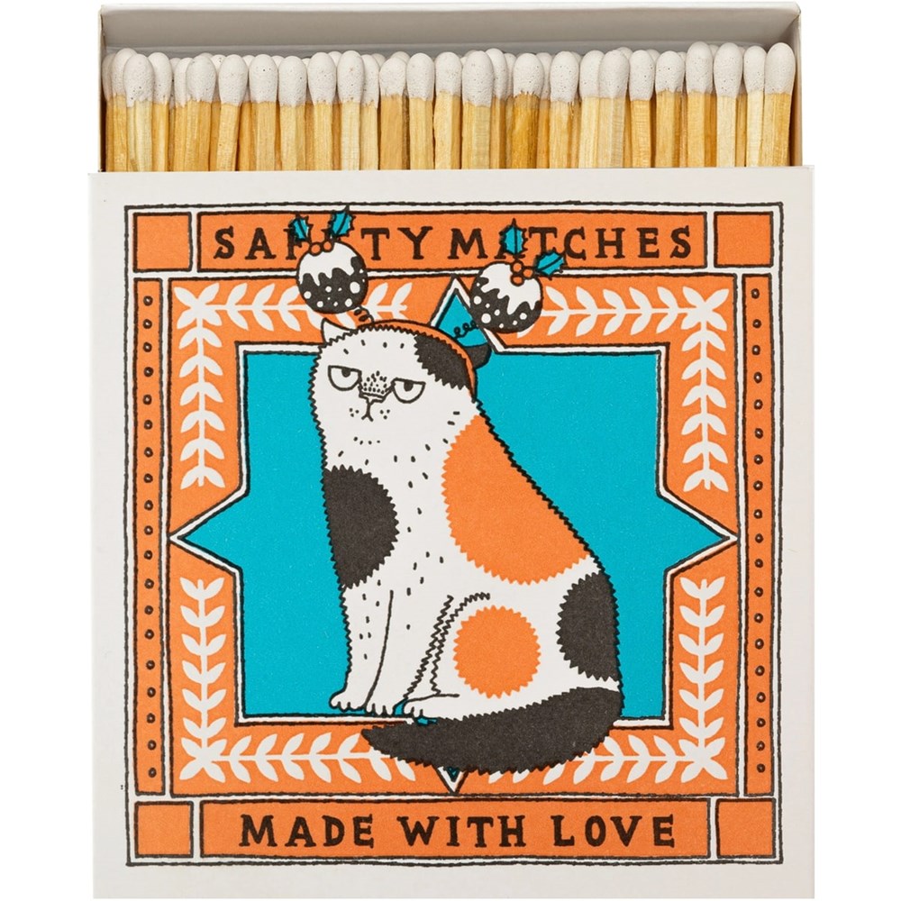 Archivist Cat Christmas Matchbox (1 pc)