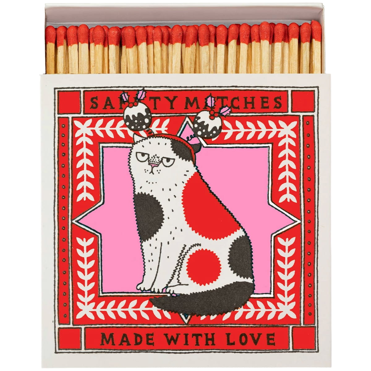 Archivist Cat Christmas Matchbox (1 pc)