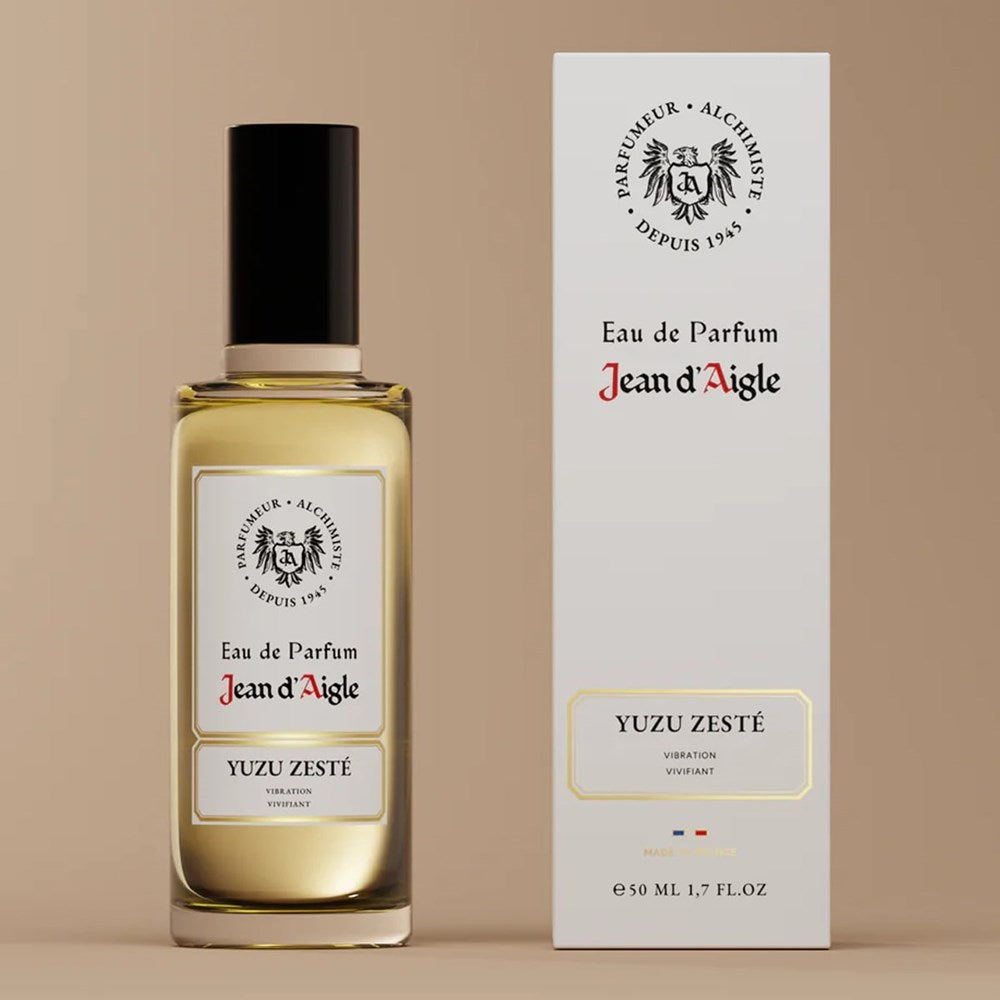 Jean d’Aigle Eau de Parfum - Yuzu Zeste - product shown next to box