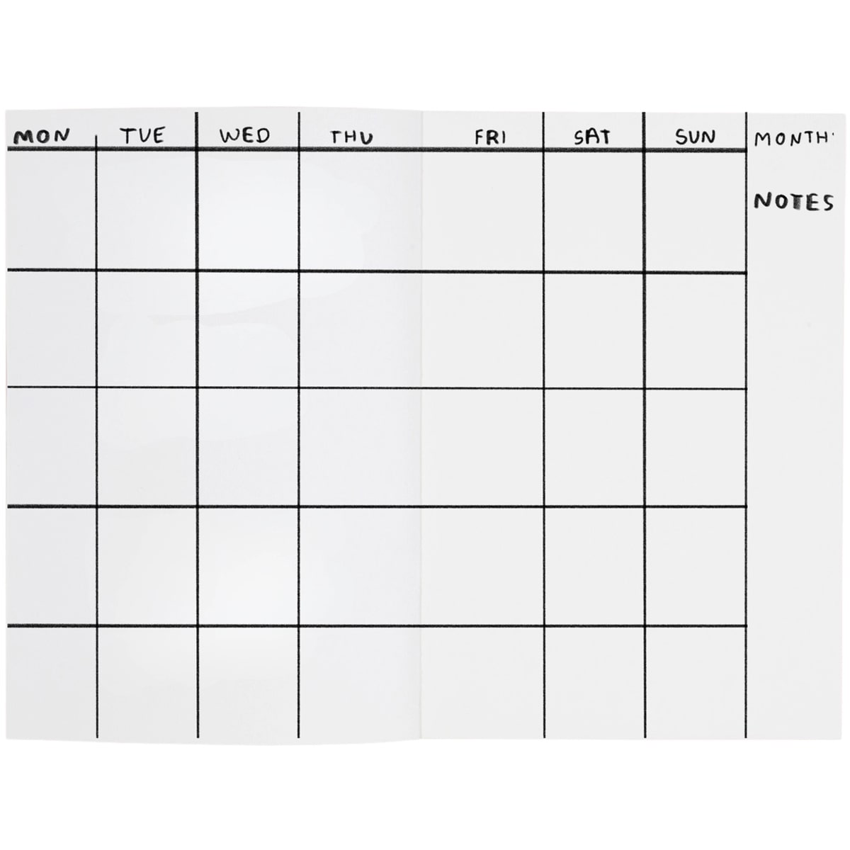 People I’ve Loved Life Is Happening Planner - product page with days of the week shown