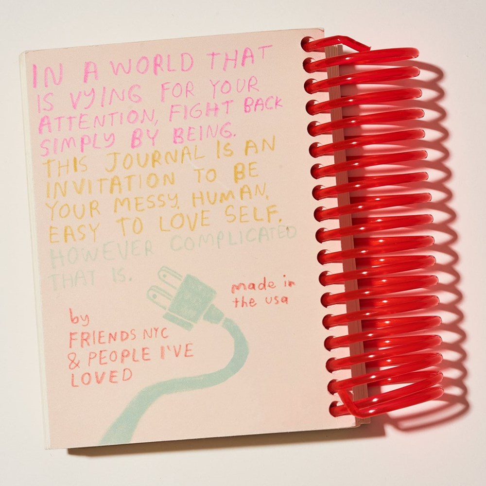 People I’ve Loved Unplug Journal - backside of journal shown