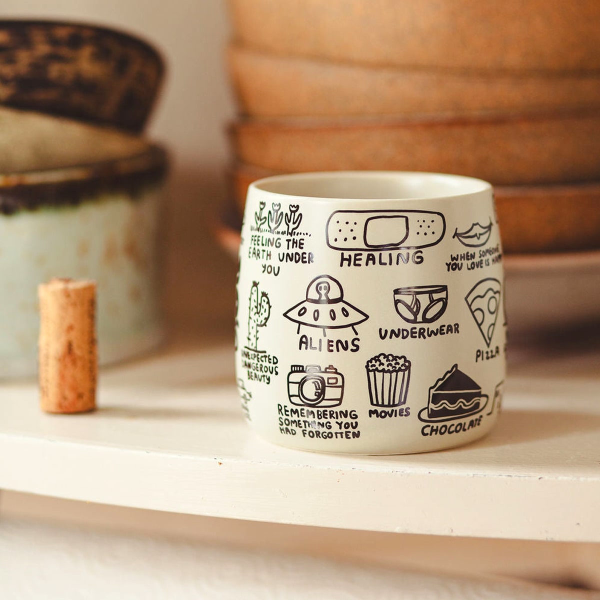 People I’ve Loved Only Good Things Mug - side of mug shown