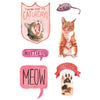 Chronicle Books Cat’s Meow Sticker Book - stickers shown from product