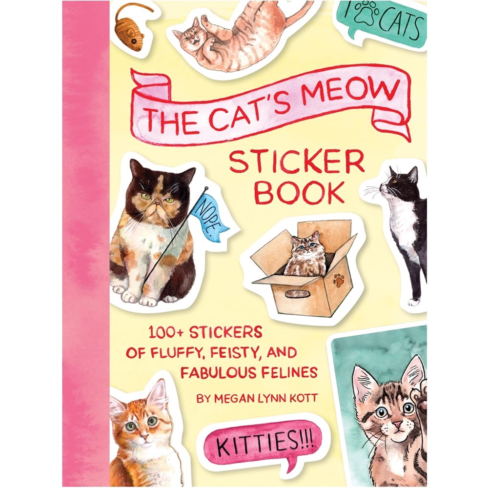 Chronicle Books Cat’s Meow Sticker Book (1 pc)
