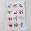 Emily Lex Studio Fruit Tea Towel - product shown open lying flat