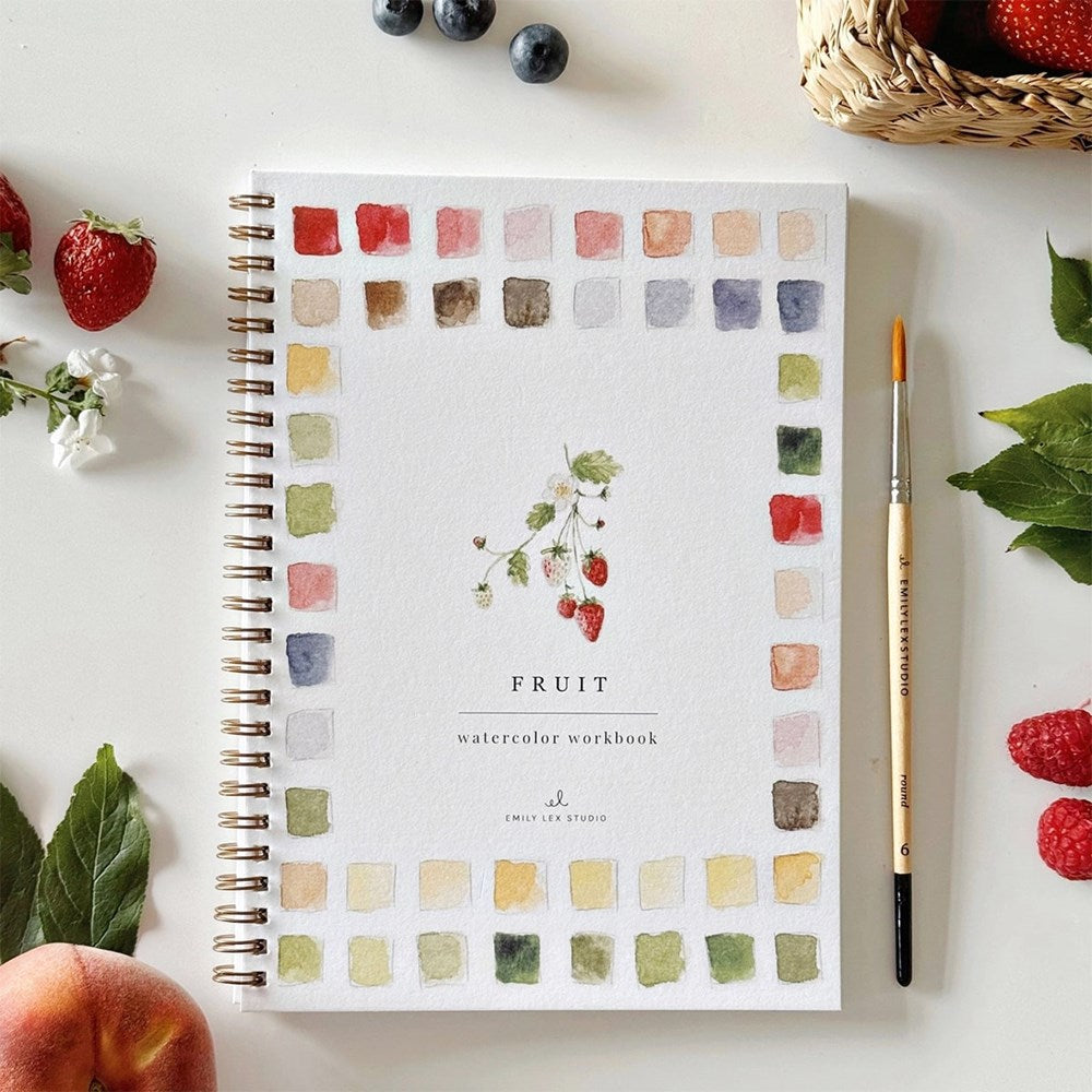 Emily Lex Studio Fruit Watercolor Workbook (1 pc)