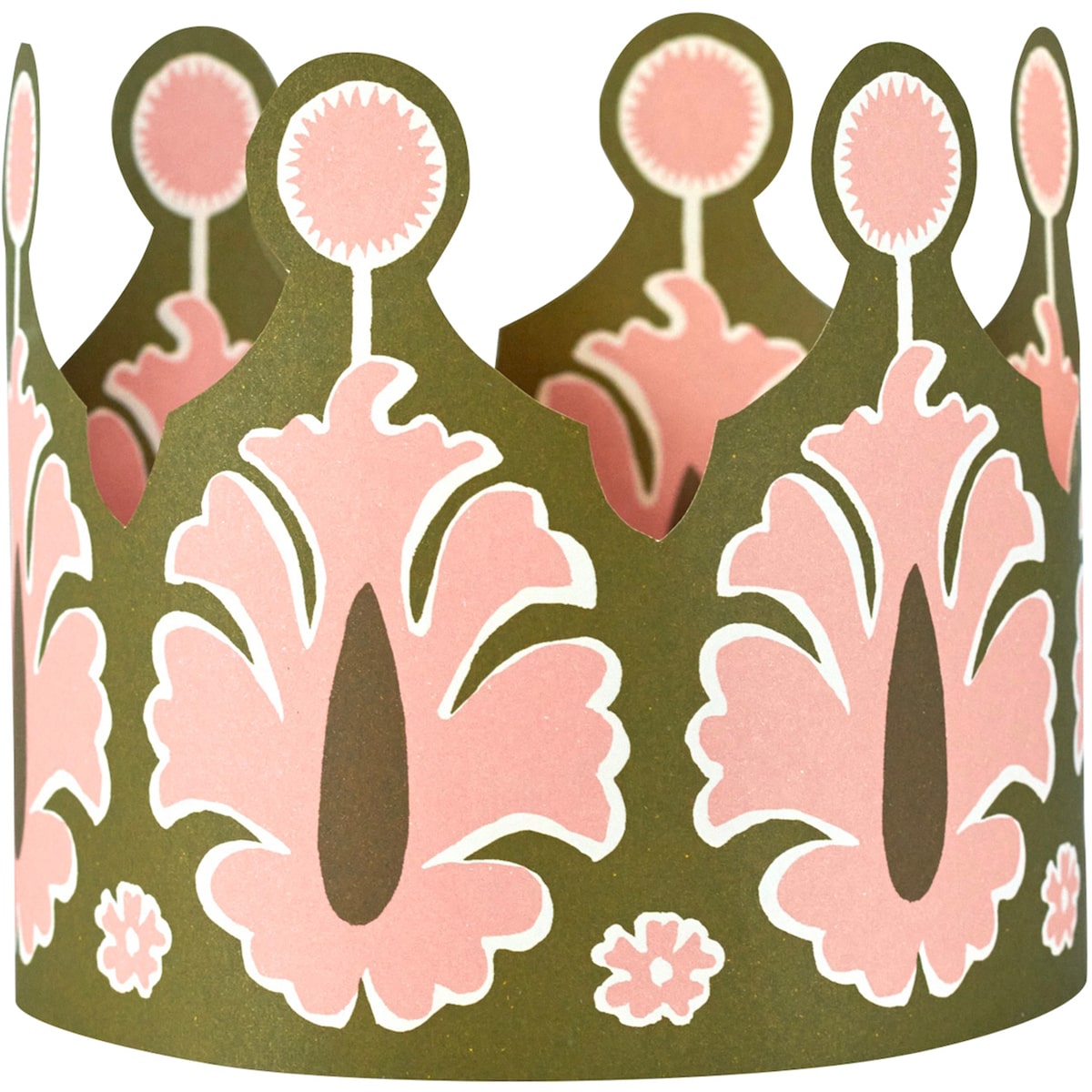 Cambridge Imprint Coronets (6 pc) - One product shown with pink floral patterns on a white background