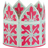 Cambridge Imprint Coronets (6 pc) - One product shown with pink floral patterns on a white background