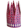 Cambridge Imprint Crowns (6 pc) - product shown with purple and pink patterns on a white background