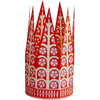 Cambridge Imprint Crowns (6 pc) - product shown with a red and white pattern on a white background