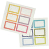 12 Large Self Adhesive Labels