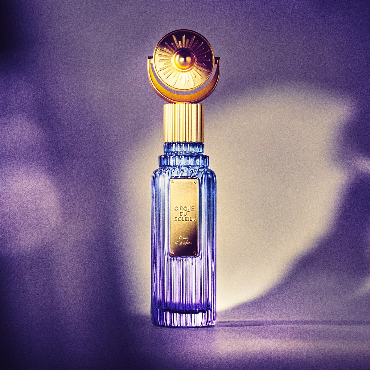 Cirque du Soleil L’eau de Parfum - product shown against purple background