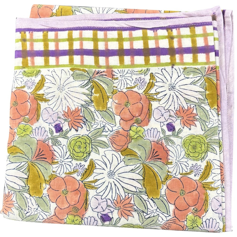 Bonheur du Jour Indian Scarf - Magic Garden Violine (1 pc)