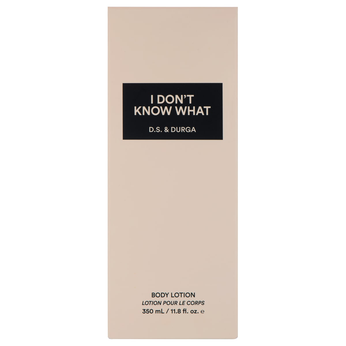 D.S. & Durga I Don't Know What Body Lotion (350 ml) - front of product packaging 
