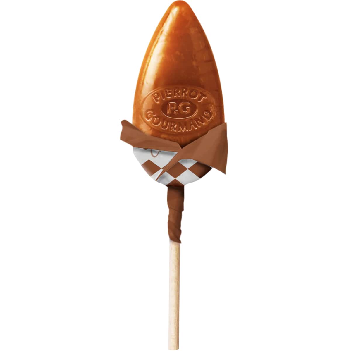 Pierrot Gourmand Milk Caramel Lollipop (1 lollipop shown)