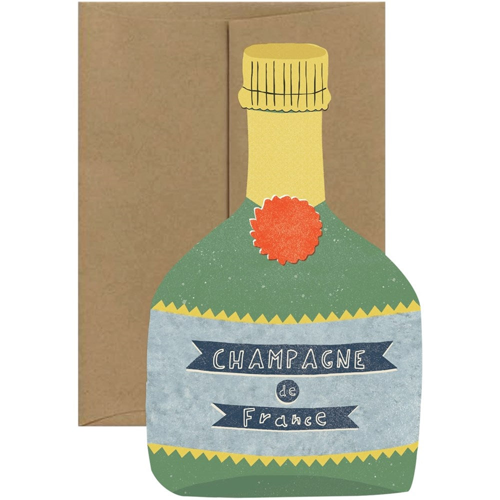 Isatopia Champagne Die Cut Card (1 pc)
