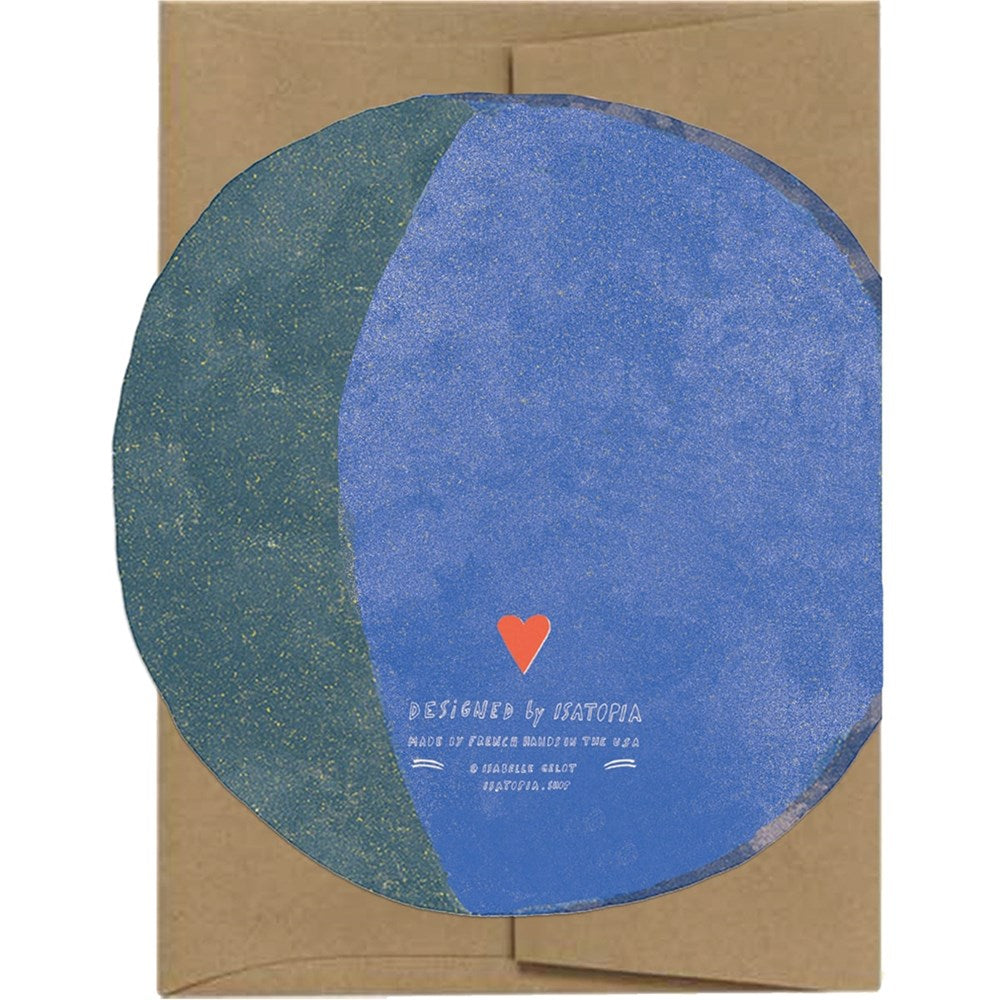 Isatopia Moon Die Cut Card (1 pc) - Back of product