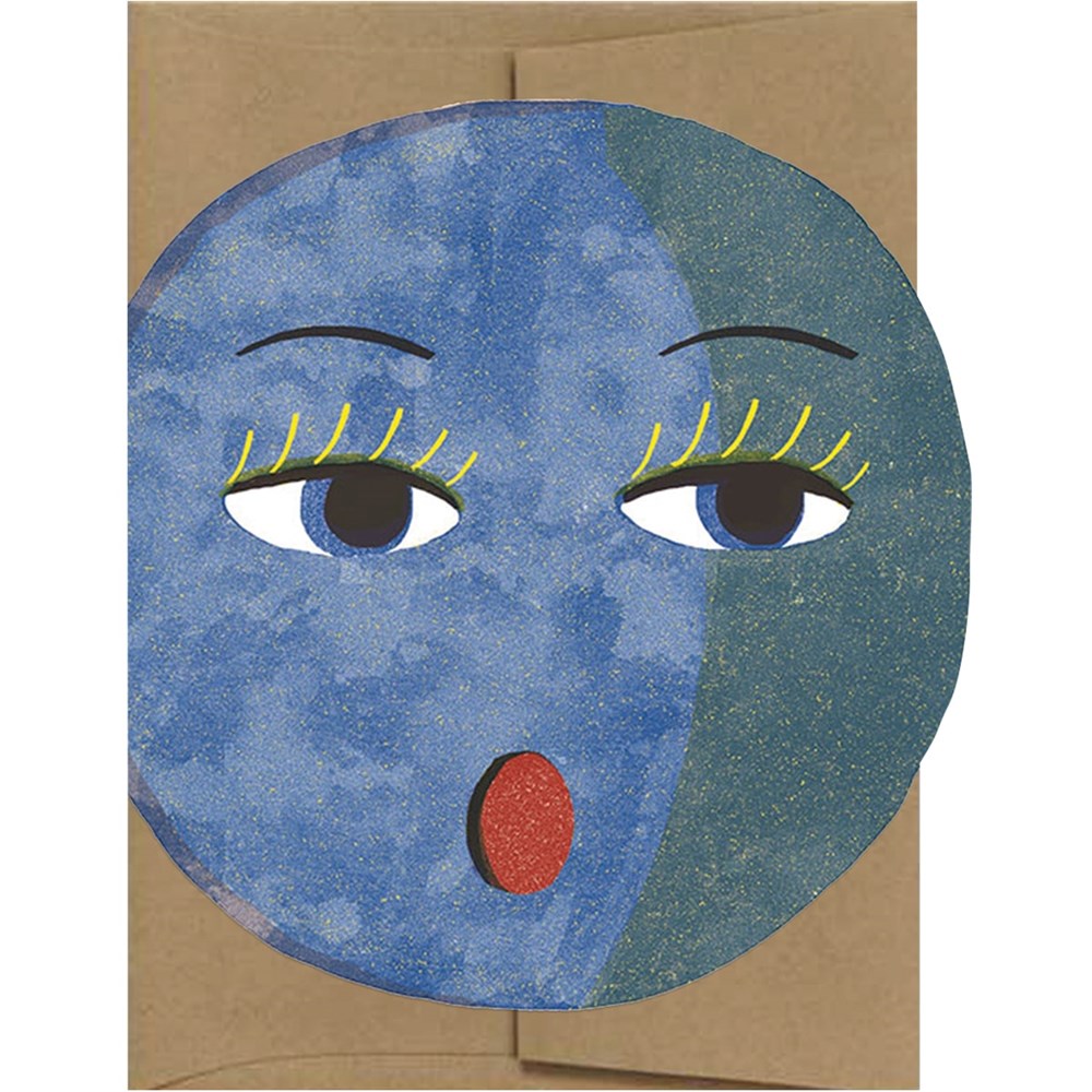 Isatopia Moon Die Cut Card (1 pc)