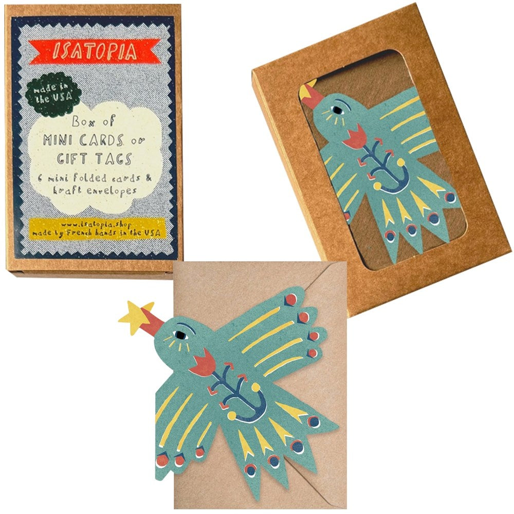 Messenger Bird Mini Cards (6 pc)