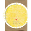 Isatopia Sun Die Cut Card (1 pc) - back of product shown