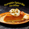 Diaspora Co Pumpkin Spice (1.4 oz)  - slice of pie with whipped cream and nuts shown