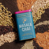 Diaspora Co Masala Chai (6.2 oz) - product shown with spices in background