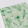 Good Juju Ink Green Botanical Bird Toile Journal (1 pc) - Cover shown zoomed in. 