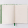 Good Juju Ink Green Botanical Bird Toile Journal (1 pc) - Product's inside pages shown. 