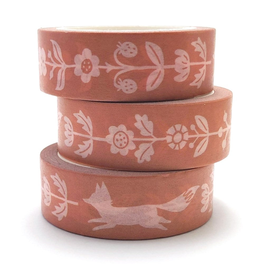 Three rolls of Julianna Swaney Foxtail Washi Tape (each sold separately)