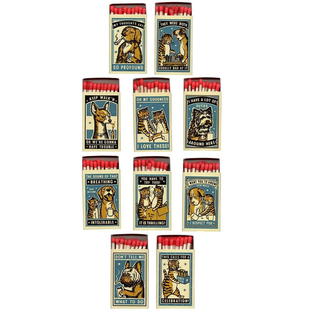 Ravi Zupa Arts Complicated Friendships Matchboxes (10 boxes)