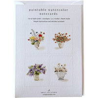Emily Lex Studio Bouquets Paintable Notecards (8 pcs)