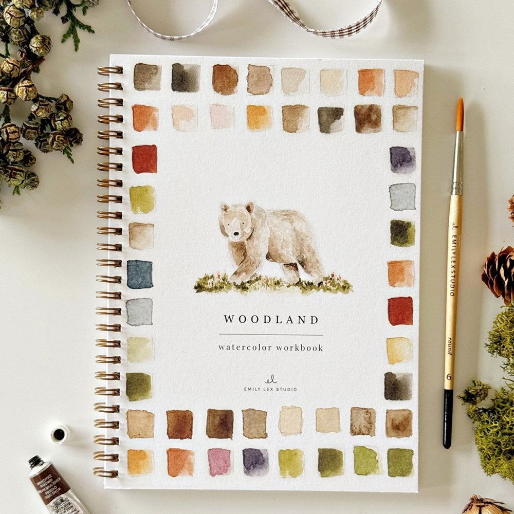 Emily Lex Studio Woodland Watercolor Workbook (1 pc)