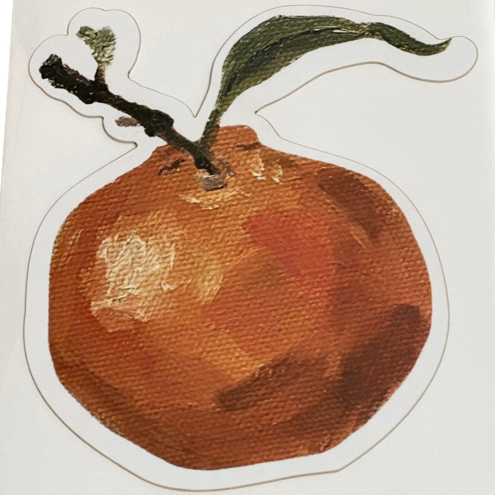 Carpe Diem Papers Mandarin Orange Die Cut Greeting Card (1 pc)