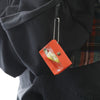 Nähe Mini General Purpose Case - Red (1 pc) - product shown being used hanging from backpack. 