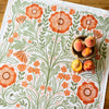 Close up of Gingiber Poppy Tea Towel (1 pc)