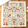 Gingiber Christmas Forest Tea Towel (1 pc)