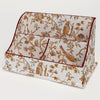Craft Boat Block Printed Letter Sorter – Robin Peony (1 pc) - product shown at an angle. 