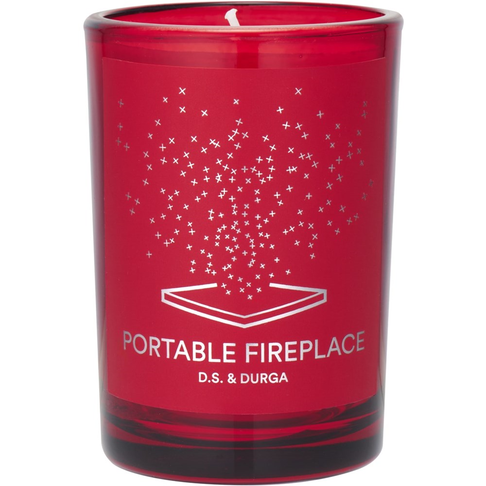 D.S. & Durga Portable Fireplace candle (7 oz) 