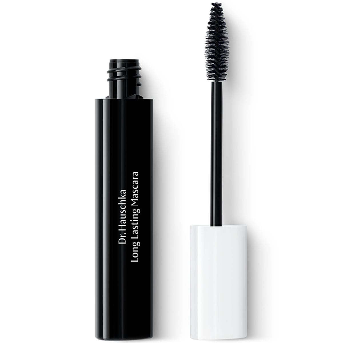 Dr. Hauschka Long Lasting Mascara - Black 01 (0.27 oz) showing tube and wand