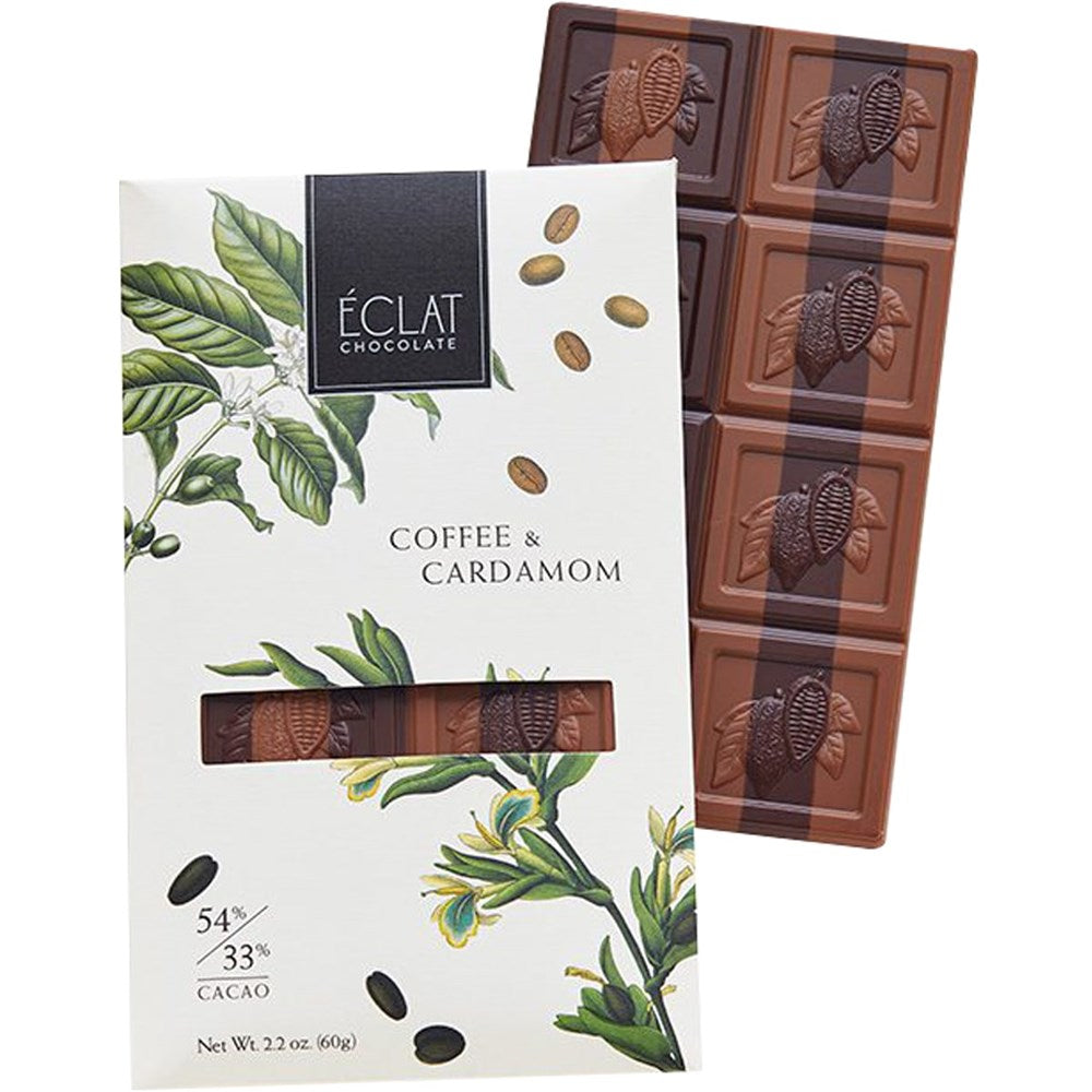 Eclat Chocolate Coffee & Cardamom Chocolate Bar (2.2 oz)