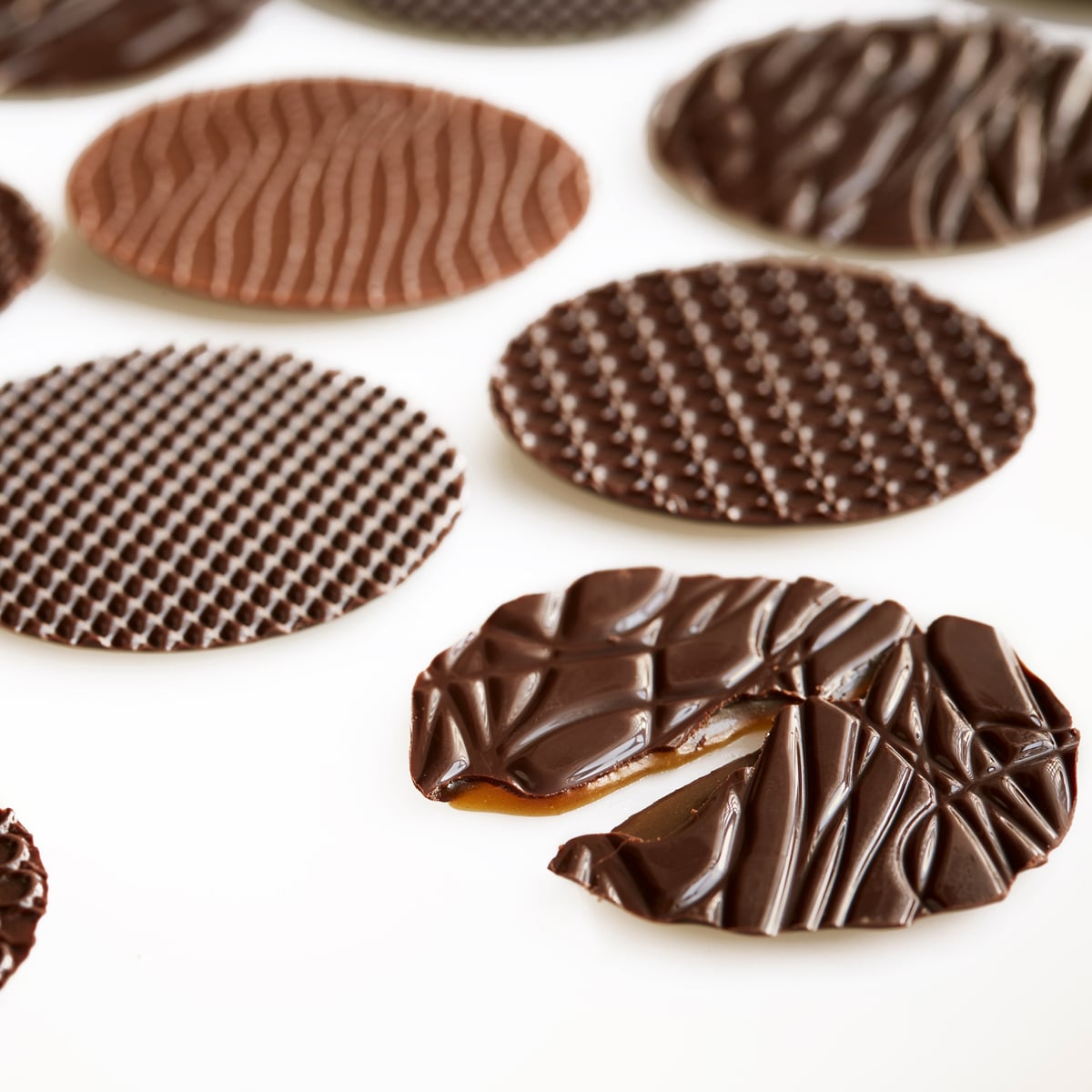 Eclat Chocolate Assorted Mondiants shown close up