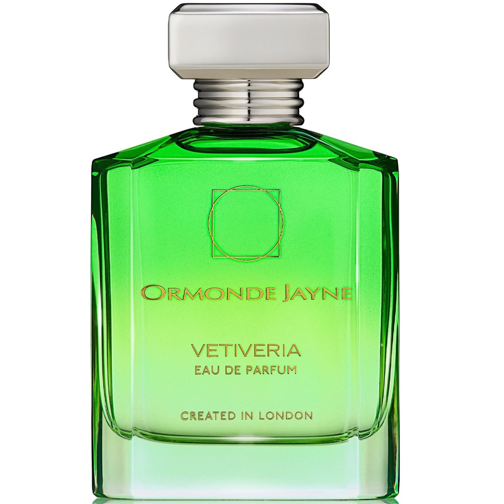 Ormonde Jayne Vetiveria Eau de Parfum (88 ml) - product shown close up. 