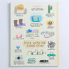People I’ve Loved Only Good Things Sticker Book (24 pgs) - back of product. 