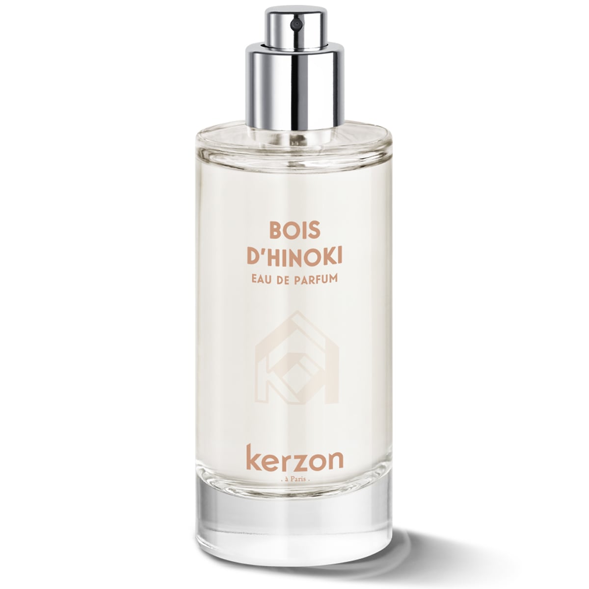 Kerzon Eau de Parfum - Bois D’Hinoki (50 ml) shown with cap off