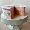Parcel “Piece Of Cake” Box – Pink (1 pc) - product shown inside. 