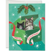 Meowy Christmas Holiday Greeting Card