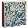 Archivist Blue Floral Matchbox (1 box) - product shown at angle. 
