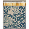 Archivist Blue Floral Matchbox (1 box)